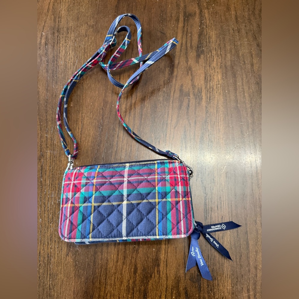 Vera Bradley Multicolor Plaid Crossbody Bag